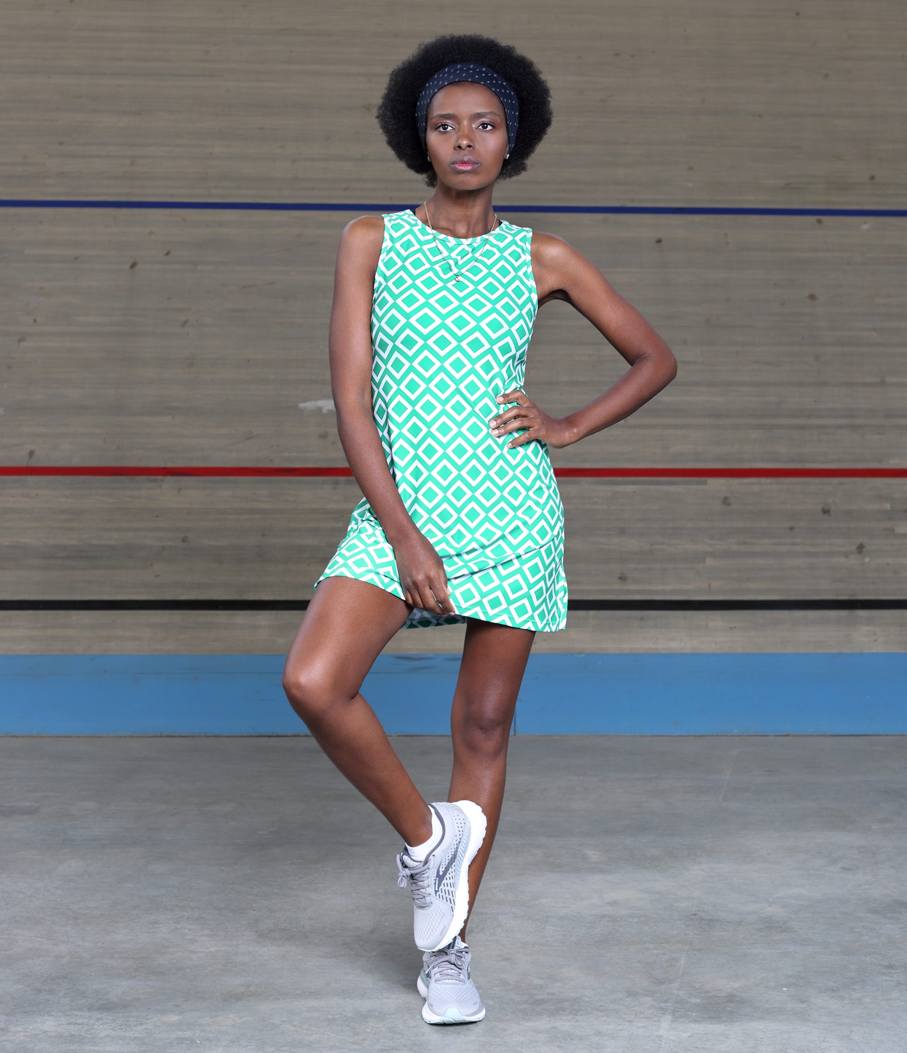 Miracle Green Running Dress